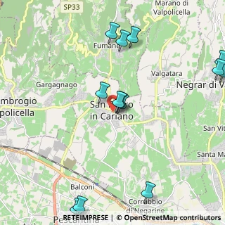 Mappa Piazza Cavalieri di Vittorio Veneto, 37029 San Pietro In Cariano VR, Italia (2.57692)