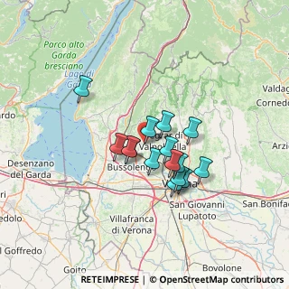 Mappa Piazza Cavalieri di Vittorio Veneto, 37029 San Pietro In Cariano VR, Italia (9.84467)
