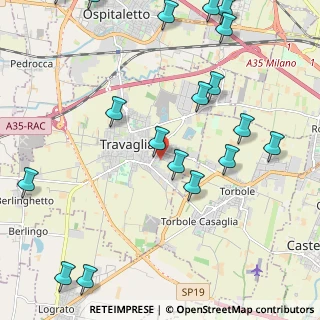 Mappa Via Luigi Einaudi, 25039 Travagliato BS, Italia (2.91789)