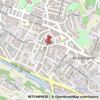 Mappa Via Camillo Cavour, 1, 36071 Arzignano, Vicenza (Veneto)