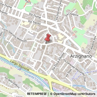 Mappa Corso Giuseppe Mazzini, 39, 36071 Arzignano, Vicenza (Veneto)
