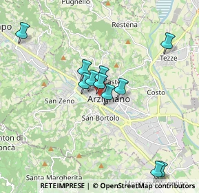 Mappa Via Camillo Cavour, 36071 Arzignano VI, Italia (1.67091)