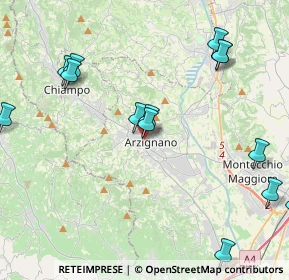 Mappa Via Camillo Cavour, 36071 Arzignano VI, Italia (5.04786)