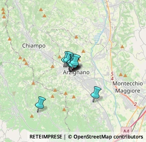 Mappa Via Camillo Cavour, 36071 Arzignano VI, Italia (1.25182)