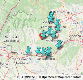 Mappa Via Cereghini, 37035 San Giovanni Ilarione VR, Italia (11.6665)