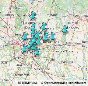 Mappa Cernusco Sul Naviglio, 20063 Cernusco sul Naviglio MI, Italia (9.73)