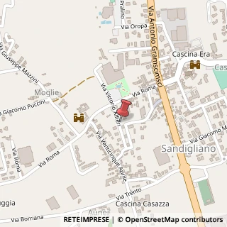 Mappa Via Vittorio Alfieri, 8, 13876 Sandigliano, Biella (Piemonte)