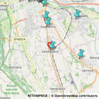 Mappa Via Antonio Gramsci, 13876 Biella BI (3.76556)
