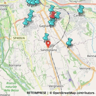 Mappa Via Antonio Gramsci, 13876 Biella BI (2.937)