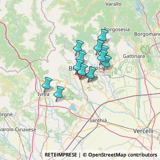 Mappa Via Antonio Gramsci, 13876 Biella BI (9.20846)