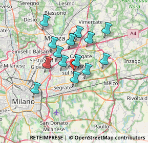 Mappa Via San Rocco, 20063 Cernusco sul Naviglio MI, Italia (5.544)