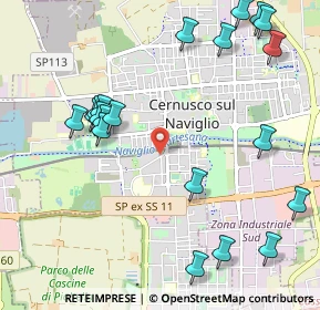 Mappa Via San Rocco, 20063 Cernusco sul Naviglio MI, Italia (1.262)