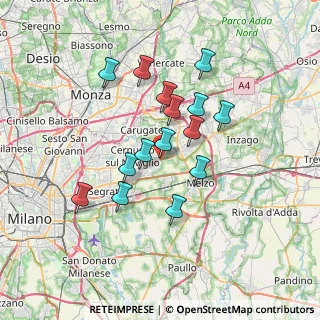 Mappa Strada Padana Superiore, 20060 Cassina De' Pecchi MI, Italia (5.896)