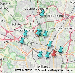 Mappa Via Iseo, 20161 Milano MI, Italia (3.37091)