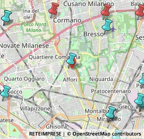 Mappa Via Iseo, 20161 Milano MI, Italia (3.72389)