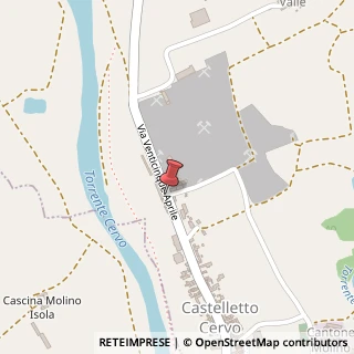 Mappa Via XXV Aprile, 88, 13851 Castelletto Cervo, Biella (Piemonte)