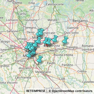 Mappa Via C.B. Cavour, 20051 Cassina De' Pecchi MI, Italia (10.46875)