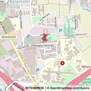 Mappa Via Gorizia, 99, 20021 Baranzate, Milano (Lombardia)
