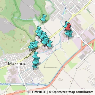 Mappa Via Giuseppe di Vittorio, 25080 Mazzano BS, Italia (0.35)