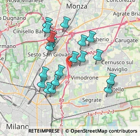 Mappa Corso Europa, 20093 Cologno Monzese MI, Italia (3.30842)