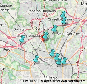 Mappa Via Vincenzo da Seregno, 20161 Milano MI, Italia (3.86818)