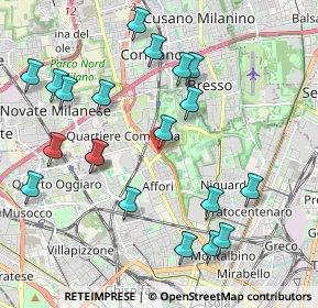 Mappa Via Vincenzo da Seregno, 20161 Milano MI, Italia (2.2455)