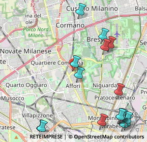 Mappa Via Vincenzo da Seregno, 20161 Milano MI, Italia (2.9075)