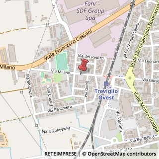 Mappa Via Milano, 9, 24047 Treviglio, Bergamo (Lombardia)