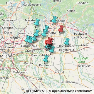 Mappa Via Bezzecca, 24047 Treviglio BG, Italia (8.83)