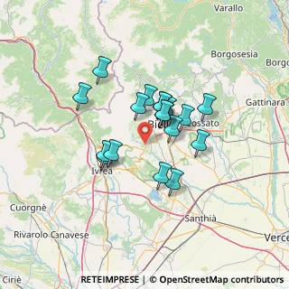 Mappa Via Guglielmo Marconi, 13888 Mongrando BI, Italia (9.98667)