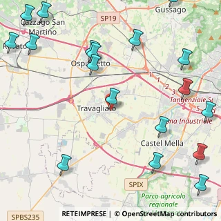 Mappa Via Brescia, 25039 Travagliato BS, Italia (6.5185)
