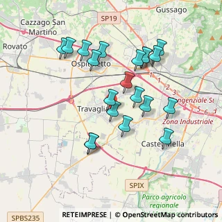 Mappa Via Brescia, 25039 Travagliato BS, Italia (3.502)