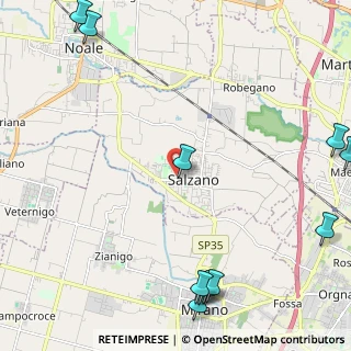 Mappa Via Guglielmo Marconi, 30030 Salzano VE, Italia (3.44583)