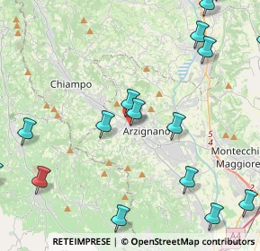 Mappa Via S. Martino, 36071 Arzignano VI, Italia (6.01235)