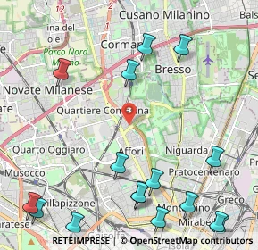 Mappa Via Pasquale Miglioretti, 20161 Milano MI, Italia (2.95625)