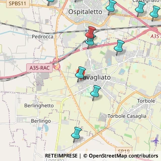 Mappa Via Trieste, 25039 Travagliato BS, Italia (2.95545)