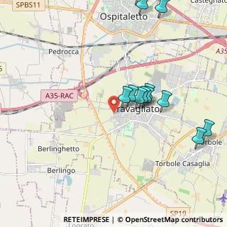 Mappa Via della Lendena, 25039 Travagliato BS, Italia (2.14083)