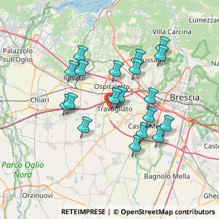 Mappa Via della Lendena, 25039 Travagliato BS, Italia (6.82474)