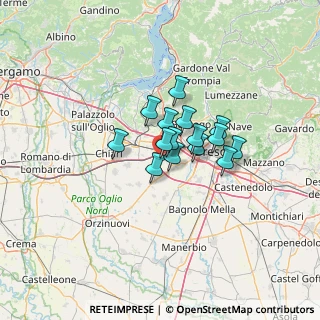 Mappa Via della Lendena, 25039 Travagliato BS, Italia (7.774)