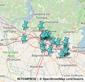 Mappa Via Giovan Battista Melchiori, 25125 Brescia BS, Italia (10.53211)