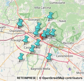 Mappa Via Demetrio Ondei, 25125 Brescia BS, Italia (5.87538)