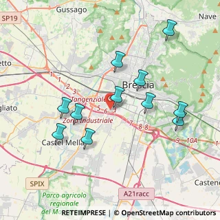 Mappa Via Demetrio Ondei, 25125 Brescia BS, Italia (3.79273)