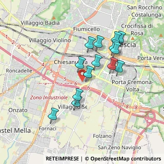 Mappa Via Demetrio Ondei, 25125 Brescia BS, Italia (1.63286)