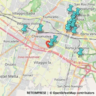 Mappa Via Giovan Battista Melchiori, 25125 Brescia BS, Italia (2.385)