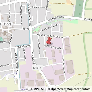 Mappa Via San Cristoforo, 36, 20010 Casorezzo, Milano (Lombardia)