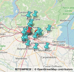 Mappa Via Piero Gobetti, 25086 Rezzato BS, Italia (9.731)