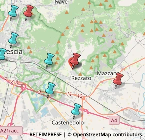 Mappa Via Piero Gobetti, 25086 Rezzato BS, Italia (5.35583)
