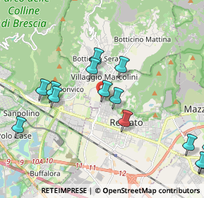 Mappa Via Piero Gobetti, 25086 Rezzato BS, Italia (2.34286)