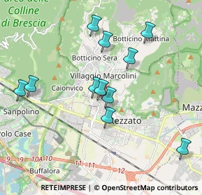 Mappa Via Piero Gobetti, 25086 Rezzato BS, Italia (1.84364)