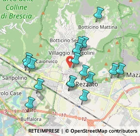 Mappa Via Piero Gobetti, 25086 Rezzato BS, Italia (1.81118)